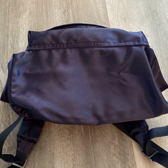 PORTER Yoshida & Co. Japan Backpack Satin Daypack Navy Blue Slouchy 14" x 16" - Picture 11 of 12